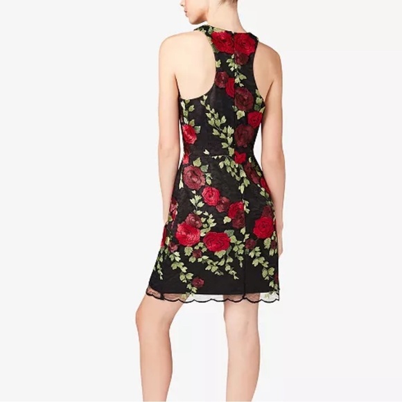 Betsey Johnson Black and Red Floral Dress - Picture 3 of 14